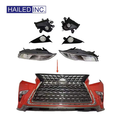Lexus GX460 2021 Front Bumper Fog Lamp and Turn Signal Cover - Hailed Inc.