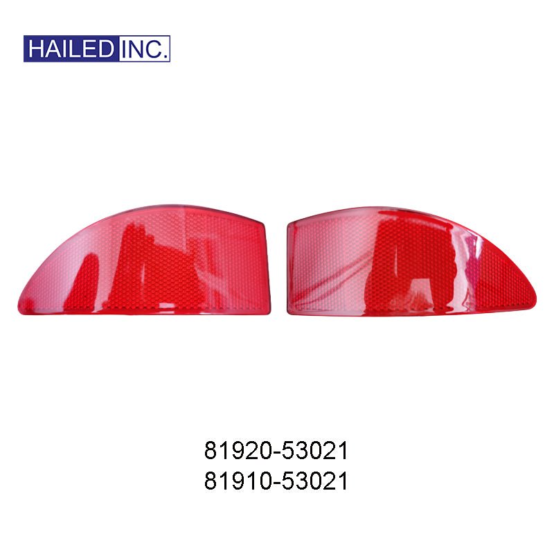 Lexus IS250 2006 Rear Bumper Reflectors Fits OEM 81910-53021, 81920-53021 - Hailed Inc.
