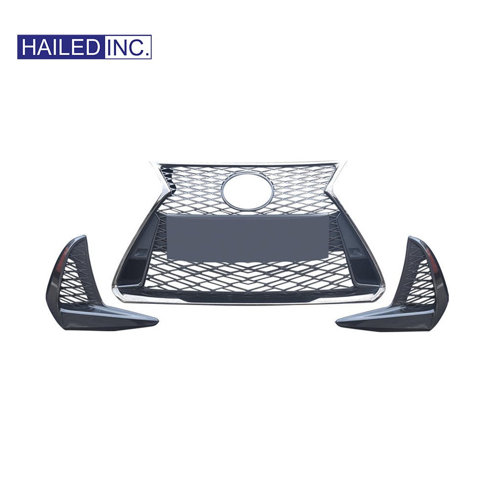 Lexus IS250 2017 F Sport Radiator Grille and Fog Light Covers - Hailed Inc.