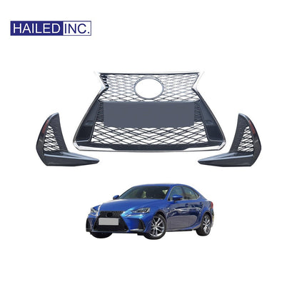 Lexus IS250 2017 F Sport Radiator Grille and Fog Light Covers - Hailed Inc.