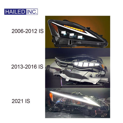 Lexus IS350 IS500 2021 Single-Lens LED Headlight - Hailed Inc.