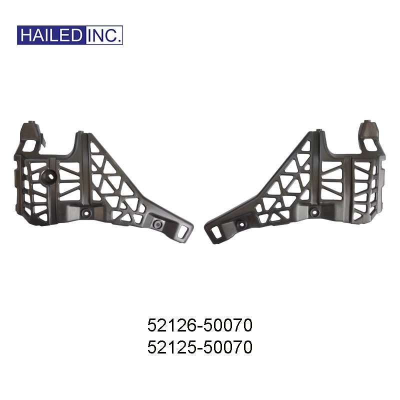 Lexus LS500H 2018 Front Bumper Inner Brackets Fits OEM 52125-50070, 52126-50070 - Hailed Inc.
