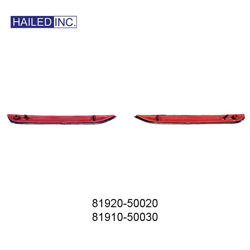 Lexus LS500L 2018 Rear Bumper Reflectors Fits OEM 81910-50030, 81920-50020 - Hailed Inc.