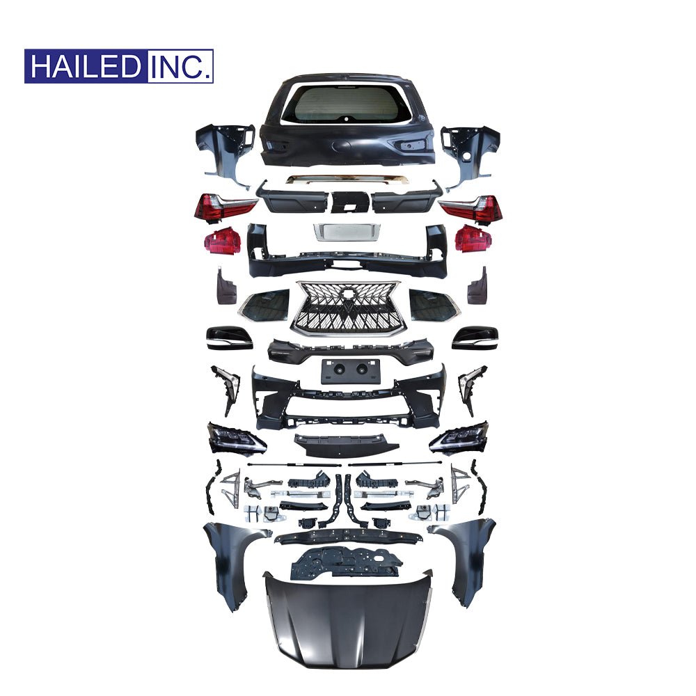 Lexus LX570 2009-2015 Upgrade to 2018 Front and Rear Body Kit - Hailed Inc.