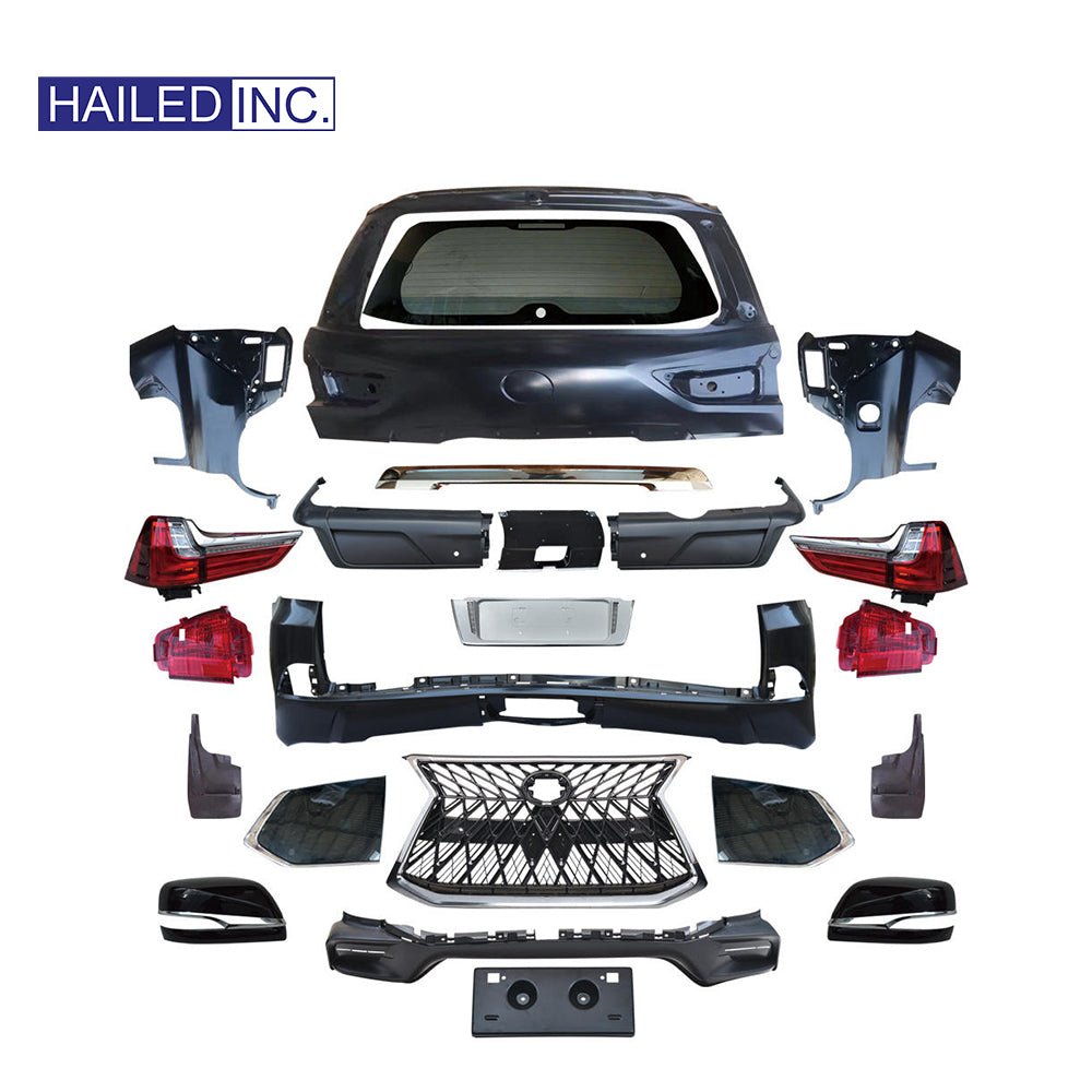 Lexus LX570 2009-2015 Upgrade to 2018 Front and Rear Body Kit - Hailed Inc.