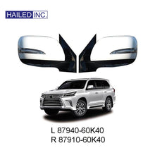 Lexus LX570 2012 Side Mirrors Fits OEM 87910-60K40, 87940-60K40 - Hailed Inc.