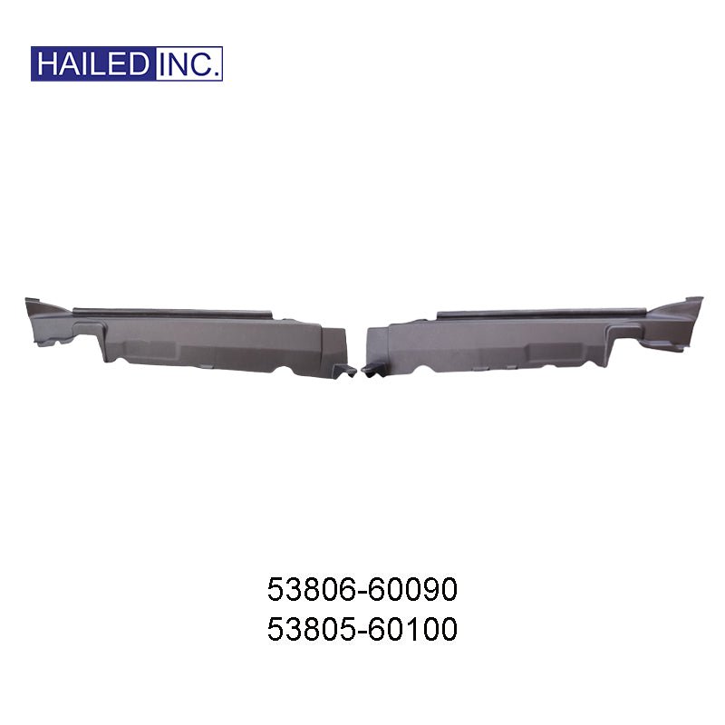 Lexus LX570 2016 Front Fender Upper Trim Pieces Fits OEM 53805-60100, 53806-60090 - Hailed Inc.