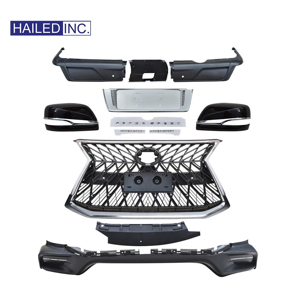 Lexus LX570 2018 Front and Rear Bumper Body Kit - Hailed Inc.