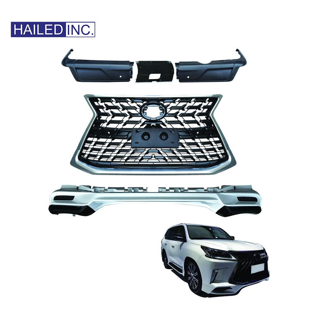 Lexus LX570 2021 Front and Rear Bumper Body Kit - Hailed Inc.