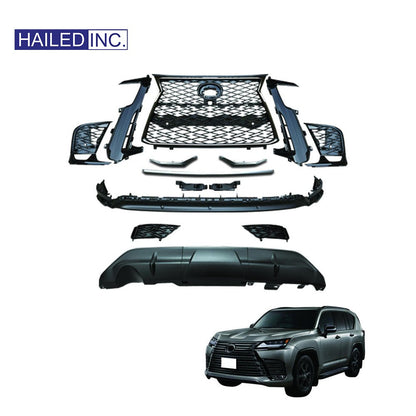 Lexus LX600 2022-2024 F-Sport Style Front Grille Body Kit with Rear Diffuser - Hailed Inc.