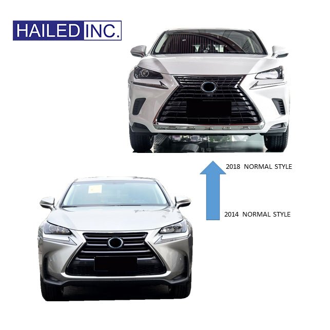 Lexus NX 2015-2017 Upgrade to 2018-2021 Front Bumper Kit - Hailed Inc.