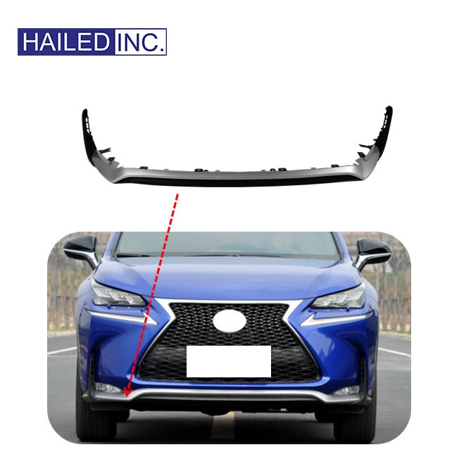 Lexus NX200t 2015 - 2017 F - Sport Front Bumper Spoiler Lip Fits OEM 52411 - 78020 - Hailed Inc.