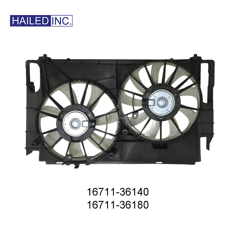 Lexus NX200t 2015-2021 Radiator Shroud Fan Fits OEM 16711-36140,16711-36180 - Hailed Inc.