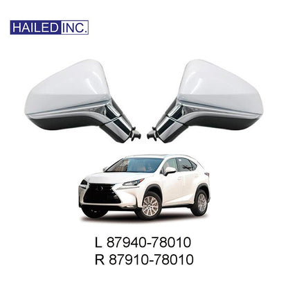 Lexus NX200t 2015-2021 Side View Mirror Assembly 6/8/13 Pin Wires - Hailed Inc.