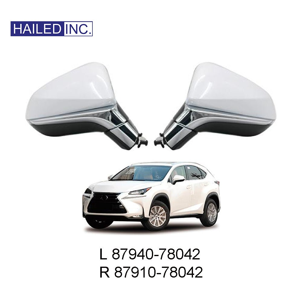 Lexus NX200t 2015-2021 Side View Mirror Assembly 6/8/13 Pin Wires - Hailed Inc.