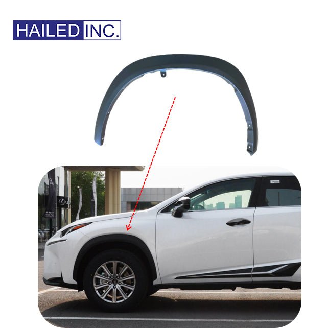 Lexus NX200t 2015 - 2026 Front Wheel Fender Trim Fits OEM 75601 - 78010 - Hailed Inc.