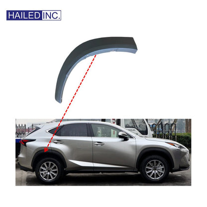 Lexus NX200t 2015 - 2026 Rear Wheel Fender Trim Fits OEM 75606 - 78010,75605 - 78010 - Hailed Inc.