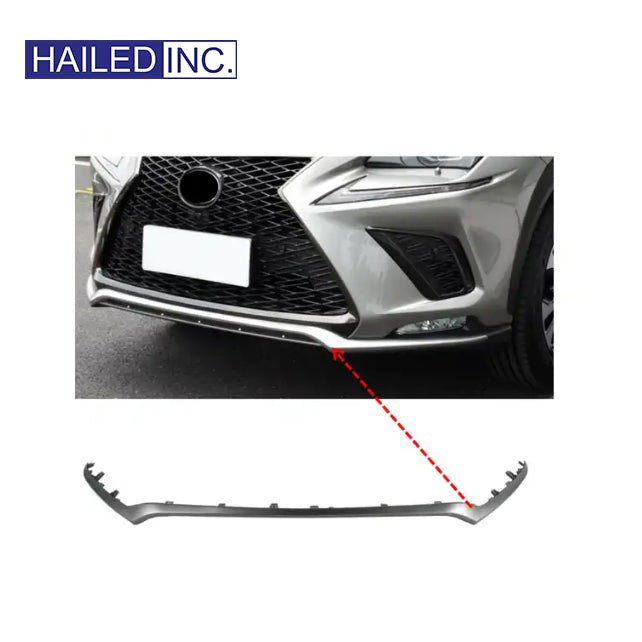 Lexus NX300 2018-2021 F-Sport Front Bumper Spoiler Lip Part Fits OEM 52412-78020 - Hailed Inc.