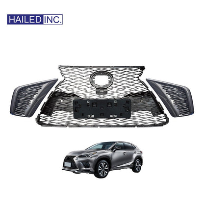 Lexus NX300 2018-2021 F-Sport Grille Fits OEM 53101-78230 - Hailed Inc.