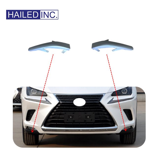 Lexus NX300 2018-2021 Front Bumper Spoiler Bar Chin Fits OEM 52447-78010,52448-78010 - Hailed Inc.