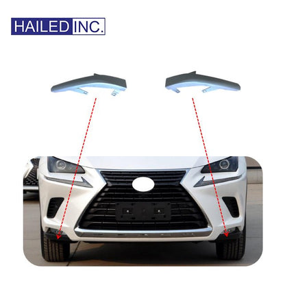 Lexus NX300 2018-2021 Front Bumper Spoiler Bar Chin Fits OEM 52447-78010,52448-78010 - Hailed Inc.