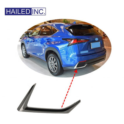 Lexus NX300 2018-2021 Rear Bumper Lower Lip Trim Fits OEM 52565-78020,52566-78020 - Hailed Inc.