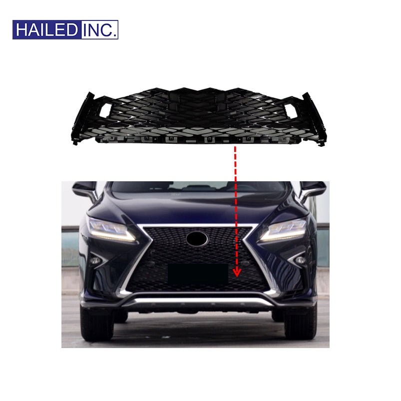 Lexus RX200t 2016 - 2019 F - Sport Lower Grille Fits OEM 53112 - 48290 - Hailed Inc.