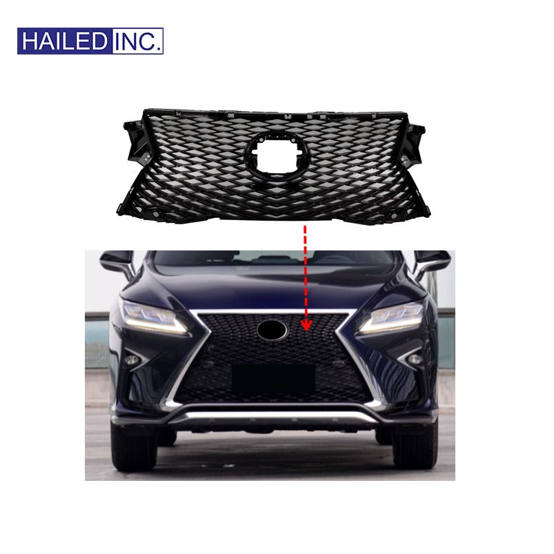 Lexus RX200t 2016 - 2019 F - Sport Radiator Upper Grille Fits OEM 53111 - 48330 - Hailed Inc.