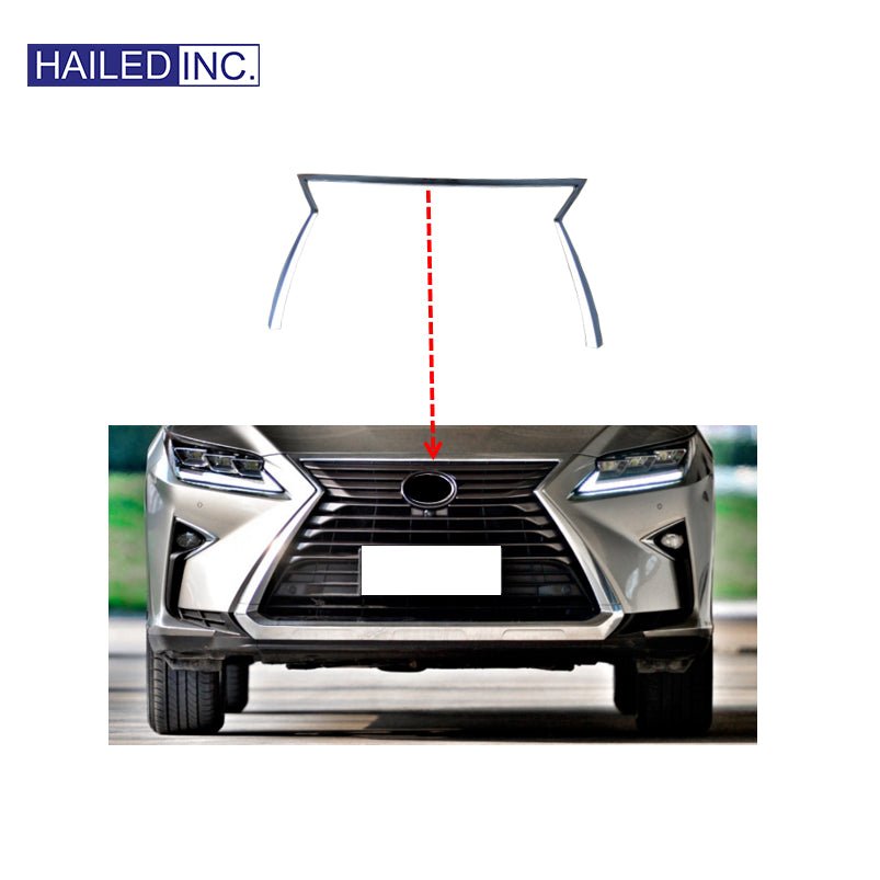 Lexus RX200t 2016 - 2019 Grille Moulding Trim Fits OEM 53121 - 48130 - Hailed Inc.