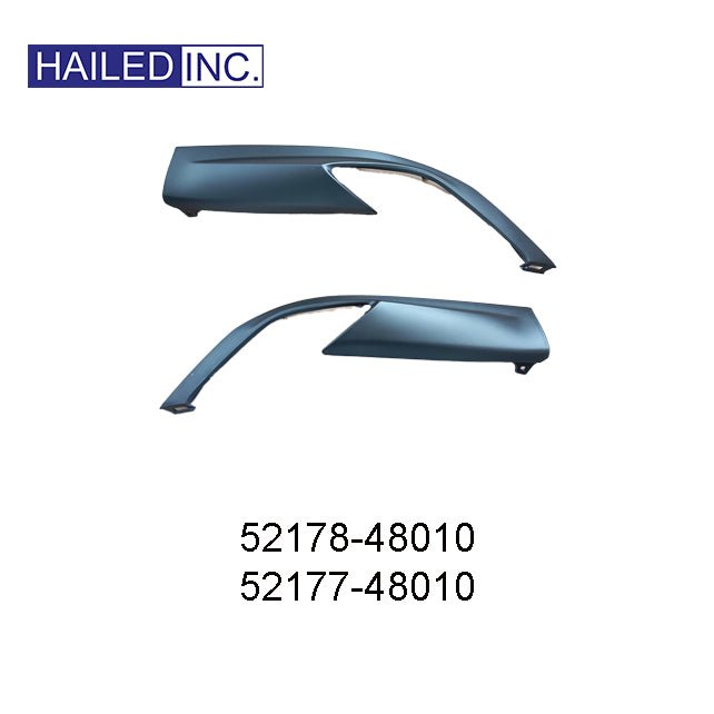Lexus RX200t 2016-2019 Rear Bumper Chin Lip Section Fits OEM 52178-48010 52177-48010 - Front View
