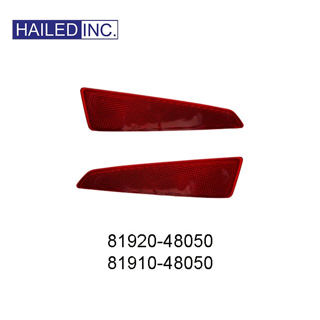 Lexus RX200t 2016 - 2019 Rear Bumper Reflectors Fits OEM 81920 - 48050 81910 - 48050 - Hailed Inc.