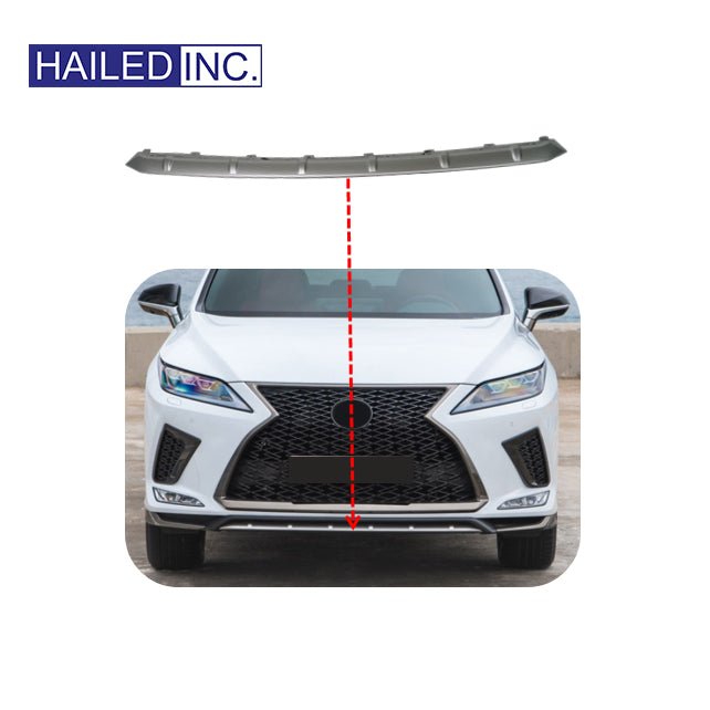 Lexus RX300 2020 - 2022 Front Bumper Spoiler Lip Fits OEM 52117 - 48040 - Hailed Inc.