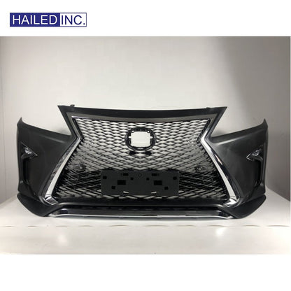 Lexus RX350 2009-2015 Upgrade 2016-2019 F-Sport Front Bumper Conversion Body Kits - Side View