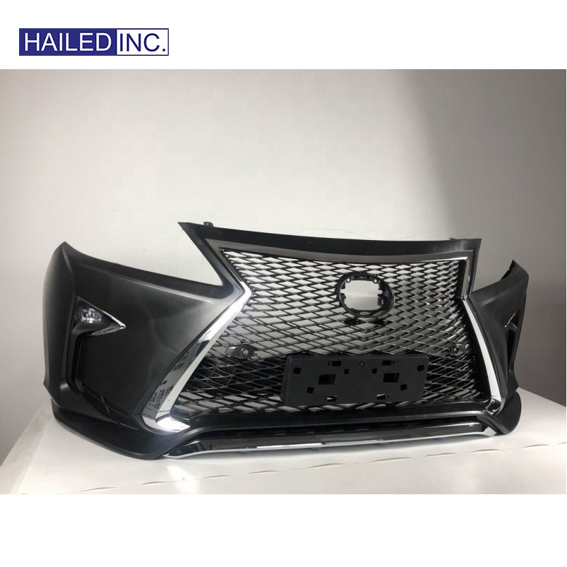 Lexus RX350 2009-2015 Upgrade 2016-2019 F-Sport Front Bumper Conversion Body Kits - Installed View