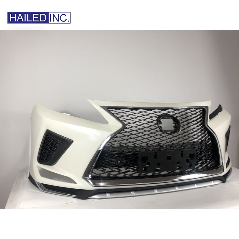 Lexus RX350 2009-2015 Upgrade 2020-2022 F-Sport Front Bumper Conversion Body Kits - Installed View