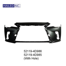 Lexus RX350h 2023 - 2026 Front Bumper Fits OEM 52119 - 4D986 52119 - 4D985 - Hailed Inc.
