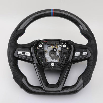 M Sport Carbon Steering wheel for BMW F22 E92 E39 M5 F90 E36 E90 M3 F80 E39 E90 F36 F82 F32 F30 F10 F80 E70 E93 E53 E60 F87 F12 - Hailed Inc.