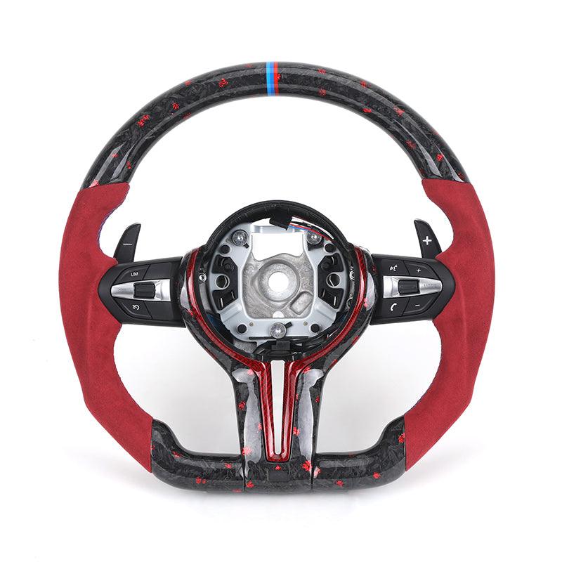 BMW M-Sport Carbon Fiber Custom Steering Wheel | Fits F40, E60, F10, F11 Series - Side View