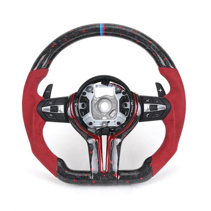 BMW M-Sport Carbon Fiber Custom Steering Wheel | Fits F40, E60, F10, F11 Series - Side View