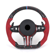 BMW M-Sport Carbon Fiber Custom Steering Wheel | Fits F40, E60, F10, F11 Series - Front View