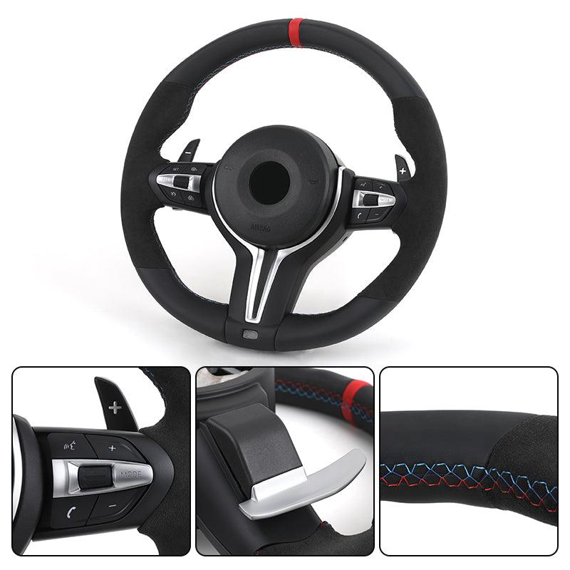 M Sport Volant Lenkrad Half Alcantara Steering Wheel for BMW F10 F20 F21 F22 F30 F31 F32 F33 F34 F35 F36 F07 F12 F13 M4 M3 F80 - Hailed Inc.