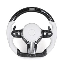 BMW M-Sport Carbon Fiber Custom Steering Wheel | Fits F10, F20, F22, F30 Series - Front View