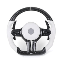 BMW M-Sport Carbon Fiber Custom Steering Wheel | Fits F10, F11, F30, F34 Series - Front View