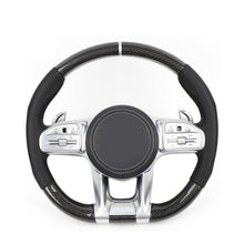 Mercedes Carbon Fiber Custom Steering Wheel | Fits S63, S65 Series - Front View
