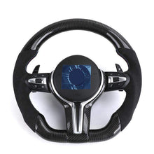 Non-slip Alcantara Leather Carbon Fiber M Sport Steering Wheel for BMW F25 F82 F45 X5 E53 E46 E92 M3 X1 F48 X3 F25 X3 E83 Z3 Z4 - Hailed Inc.