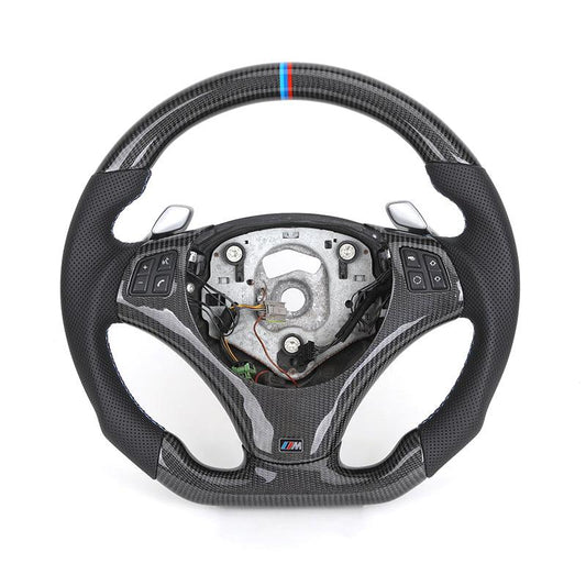 Original E Chassis Volant Carbon Fiber Steering Wheel for BMW E91 E90 E92 E93 E39 E46 E60 E61 E65 E66 E81 E82 E83 Z4 E89 E70 E71 - Hailed Inc.