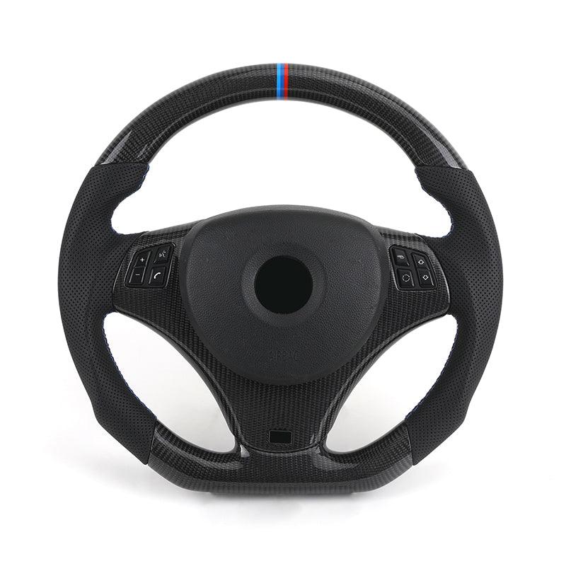 Original E Chassis Volant Carbon Fiber Steering Wheel for BMW E91 E90 E92 E93 E39 E46 E60 E61 E65 E66 E81 E82 E83 Z4 E89 E70 E71 - Hailed Inc.