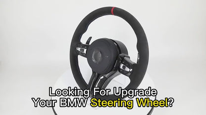 With Carbon Trim Full Alcantara M Performance Steering Wheel for BMW F07 F10 F20 F30 F31 F32 M3 F80 M4 F82 X5 E70 E88 E90 E92