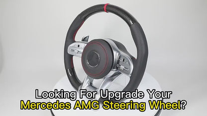 New Design Carbon Fiber Steering Wheel for Mercedes C300 C200 C180 S300 S320 S420 S500 S600 S400 S450 S350 S63 S65 GLA AMG GT