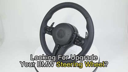 With Piano-black Trim M Sport Leather Steering Wheel for BMW F10 F20 F30 F40 F44 F45 F52 X1 F48 X2 F47 F80 F82 F87 M2 M3 M4 M5